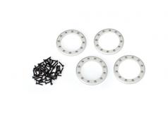 Traxxas TRX8169 Beadlock ringen, gesatineerd (1,9") (aluminium) (4) / 2x10 CS (48)