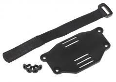 Traxxas TRX8223 Batterijplaat / batterijhouder / 3x8 platkopschroeven (4) (vereist 8072 inner fenders)