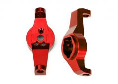 Traxxas TRX8232R Caster blokken, 6061-T6 aluminium (rood-geanodiseerd), links en rechts