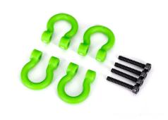 Traxxas TRX8234-GRN Bumper D-Ringen, groen (voor of achter) / 2.0x12 CS (4)