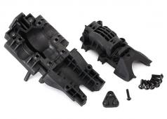 Traxxas TRX8629 Bulkhead, achter (boven en onder) / 4x12mm BCS (6) (vereist chassis 8622)