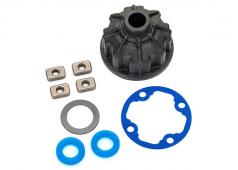 Traxxas TRX8681 Drager, differentieel (heavy duty) / x-ring pakkingen (2) / ringtandwiel pakking / spacers (4) / 12.2x18