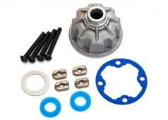 Traxxas TRX8681X Drager, differentieel (aluminium) / x-ring pakkingen (2) / keerring pakking / spacers (4) / 12.2x18x0.5