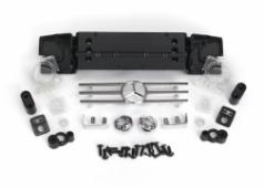 Traxxas TRX8813x. Grille, Mercedes G500 / grille-opzetstuk / grille-inzetstuk / koplamplens (2)