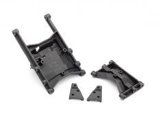 Traxxas TRX8830 Chassis Dwarsligger midden (1) en achter (1)