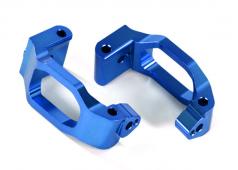Traxxas TRX8932X Casterblokken (c-hubs), 6061-T6 aluminium (blauw geanodiseerd), links en rechts /4x22mm pin (4) / 3x6mm