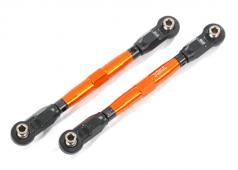 Traxxas TRX8948A Toe links, voorzijde (TUBES oranje geanodiseerd, 7075-T6 aluminium, sterker dan titanium) (88mm) (2) / 