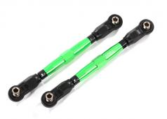 Traxxas TRX8948G Toe links, voorzijde (TUBES groen geanodiseerd, 7075-T6 aluminium, sterker dan titanium) (88mm) (2) / s