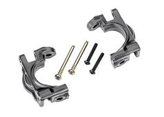 Traxxas TRX9032-GRAY CASTER BLOCKS (C-HUBS), EXTREME HEAVY DUTY, GRIJS (LINKS & RECHTS)