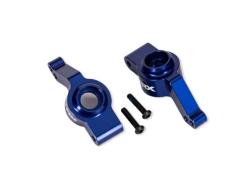 Traxxas TRX9065-BLUE Blue Aluminum Stub Axle Carriers (L&R)