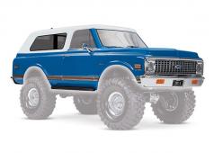 Traxxas TRX9111X Body, Chevrolet Blazer (1972), compleet (blauw) (inclusief grille, zijspiegels, deurgrepen, ruitenwisse