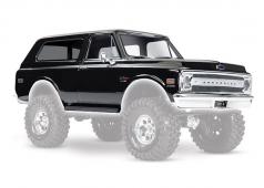 Traxxas TRX9112X Body, Chevrolet Blazer (1969), compleet (zwart) (inclusief grill, zijspiegels, deurgrepen, ruitenwisser