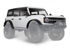 Traxxas TRX9211L Body, Ford Bronco (2021), compleet, Oxford White (gelakt) (inclusief grille, zijspiegels, deurgrepen, s
