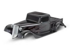 Traxxas TRX9335X Body, Factory Five '35 Hot Rod Truck, compleet (grafiet) (gelakt, stickers aangebracht) (inclusief gril