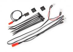 Traxxas TRX9385 LED-lichtharnas/ stroomharnas/ kabelbinders (9)/ bevestigingen (2) (past op 9333 of 9335 body)