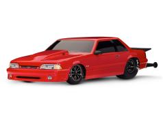 Traxxas TRX9421R 5.0 Mustang Body voor Drag Slash rood