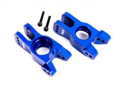 Traxxas TRX9552X Dragers, steekas, 6061-T6 aluminium (blauw geanodiseerd) (links en rechts