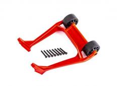 Traxxas TRX9576R Wheelie bar, rood (gemonteerd)