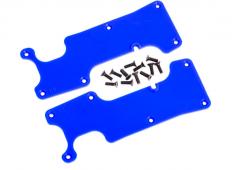 Traxxas TRX9634X Draagarm covers, blauw, achter (links en rechts)/ 2.5x8 CCS (12)