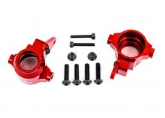 Traxxas TRX9635R Stuurblokken, 6061-T6 aluminium (rood geanodiseerd), links en rechts