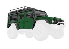 Traxxas TRX9712-GRN Body, Land Rover Defender, trx4m, groen (inclusief grille, zijspiegels, deurgrepen, spatbordverbr