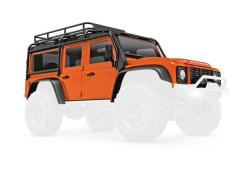 Traxxas TRX9712-ORNG Body, Land Rover Defender,trx4m, oranje (inclusief grille, zijspiegels, deurgrepen, spatbordverb