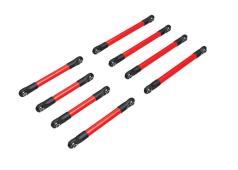 Traxxas TRX9749-RED Set ophangstangen, 6061-T6 aluminium (rood geanodiseerd) (inclusief 5x53 mm trekstangen voor (2), 5x
