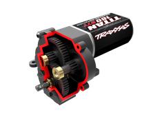 Traxxas TRX9791R Transmissie, compleet (lage gearing (crawlversnelling)) (overbrengingsverhouding 40,3:1) (inclusief Tit