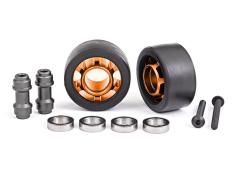 Traxxas Wheels, wheelie bar, 6061-T6 aluminum (orange-anodized)