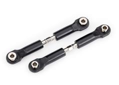 TRX7431 Turnbuckles, camber link, 49mm (63mm center to center) (assembled with rod ends and hollow balls) (1 left, 1 rig