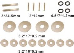 Yellow RC YEL17023 Diff. Pins+Washers+O-Rings
