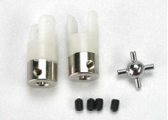 Traxxas TRX1539R U- joints (2)/ 3mm set screws (4)
