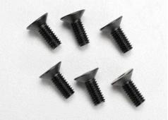 Traxxas TRX2535 Schroeven, 4x10mm verzonken (Inbus) (6)