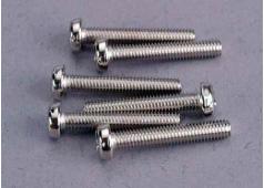 Traxxas TRX2565 Schroeven, 3x18mm bolle kop (6)