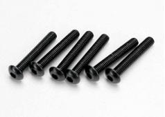 Traxxas TRX2583 Schroeven, 3x18mm bolle kop (Inbus) (6)