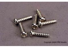 Traxxas TRX2673 Schroeven, 2.6x10mm ronde kop zelftappende (6)