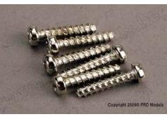 Traxxas TRX2677 Screws, 3x14mm roundhead self-tapping (6)