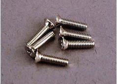 Traxxas TRX3161 Schroeven, 2x8mm verzonken (6)