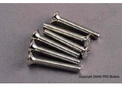 Traxxas TRX3168 Screws, 4x25mm countersunk machine (6)