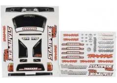 Traxxas TRX3613R Sticker vellen, Stampede VXL