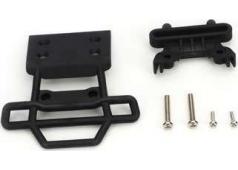 Traxxas TRX3621 Bumper, front / bumper mount, front / 4x23mm RM (2)/ 3x10mm RST (2) (black)