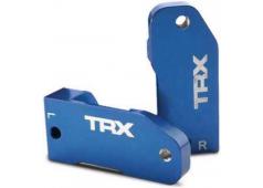 Traxxas TRX3632A Caster blokken, 30-graden, blauw-geanodiseerd 6061-T6