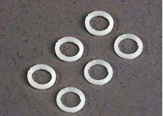 Traxxas TRX3685 Witte plastic ringen (5x8x1.0mm) (6)