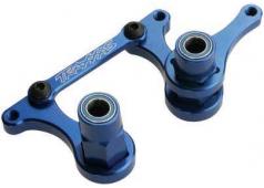 Traxxas TRX3743A Stuurinrichting bellcranks, drag link (blauw-ge