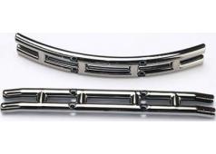 Traxxas TRX3926 Bumpers, zwart chroom (F & R)