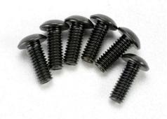 Traxxas TRX3937 Schroeven, 4x12mm bolle kop (Inbus) (6)