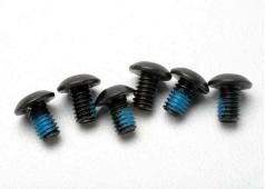 Traxxas TRX3939 Schroeven, 4x6mm bolle kop (inbus) (met schroefb