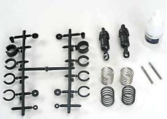 Traxxas TRX4260 Ultra Shocks (zwart) (kort) (compleet met veervo