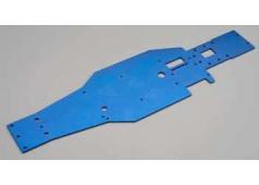 Traxxas TRX4422 Chassis, lagere (blauw-geanodiseerd, T6 aluminiu