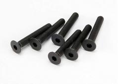 Traxxas TRX4857 Schroeven, 3x20mm verzonken (inbus) (6)